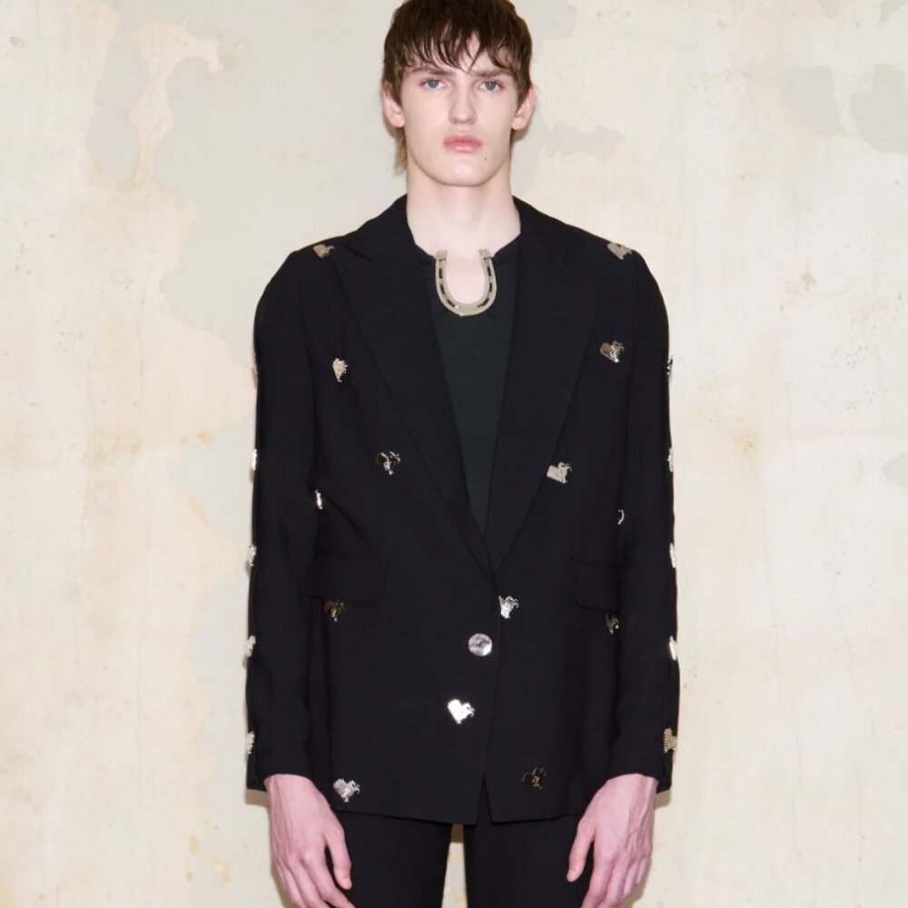 Esquina Esquina Bernasconi Blazer Black Designer High End Suiting Jacket OS